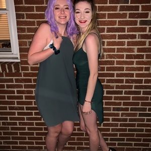 Forest green Semi dress